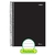 CADERNO ESPIRAL 1/4 CAPA DURA NEUTRO PRETO 200 FOLHAS 2584 - TAMOIO