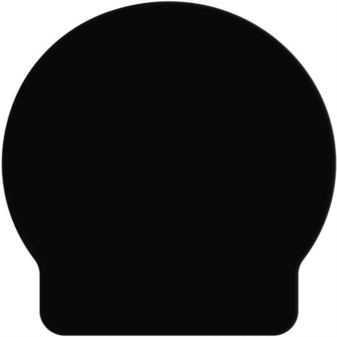 Mouse Pad Preto 21 cm x 21 cm - Dello