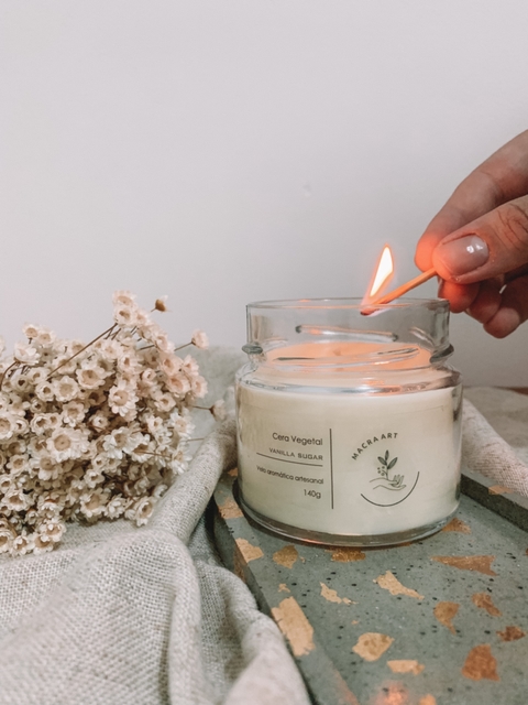 Vela aromática artesanal
