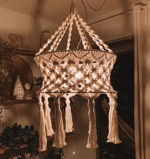 Lustre Macramê Duna
