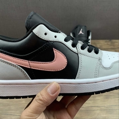 Jordan 1 Low Black Grey Pink - Born Sneakers