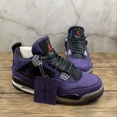 Jordan 4 Retro Travis Scott Purple (Friends and Family) na internet