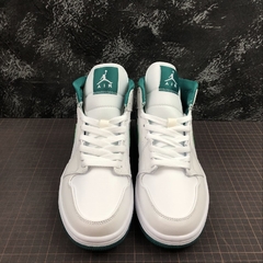 Imagem do Jordan 1 Mid White Mystic Green