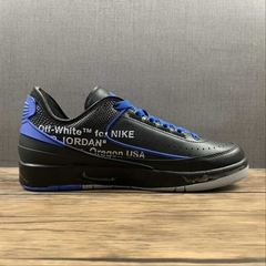 Jordan 2 Retro Low Off-White Black Blue - comprar online