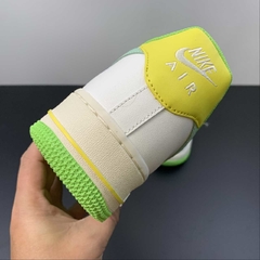 Nike Air Force 1 Low White/Grass Green Custom - loja online
