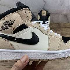 Jordan 1 Mid Barely Orange Light Violet - Born Sneakers