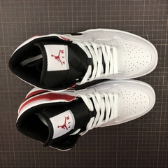 Jordan 1 Mid White Black Gym Red - loja online
