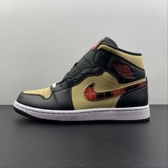 Jordan 1 Mid Tartan Swoosh