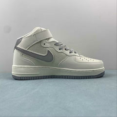 Nike Air Force 1 Mid Rice White/Silver Grey - comprar online