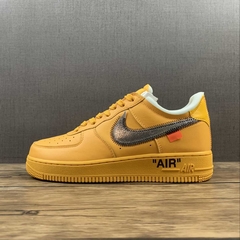 Nike Air Force 1 Low OFF-WHITE University Gold Metallic Silver