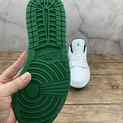 Imagem do Jordan 1 Low White Lucky Green Black