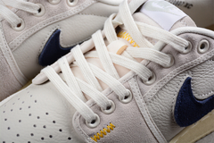 Jordan AJ1 KO Low Union LA White/Neutral Grey-Muslin Custom - Born Sneakers