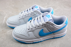 Nike Dunk Low Retro Pure Platinum Blue Lightning - Born Sneakers