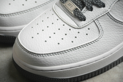 Nike Air Force 1'07 Low White/Grey-Dark Green Custom - comprar online