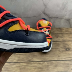 Nike Dunk Low Off-White University Gold Midnight Navy - comprar online