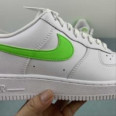 Nike Air Force 1 Low White Green Custom - Born Sneakers
