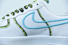 Nike Air Force 1 Low Worldwide White Blue Fury Volt - comprar online