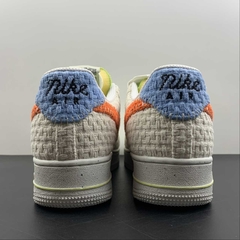 Nike Air Force 1 Low Hemp White Orange University Blue - Born Sneakers