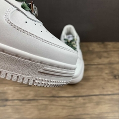 Bapesta Low White ABC Camo Green - comprar online