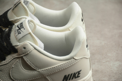 Nike Air Force 1'07 Low Beige White/Black Chameleon Custom - Born Sneakers
