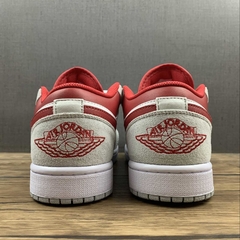 Jordan 1 Low Light Smoke Grey Gym Red - Born Sneakers