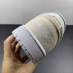 Jordan 1 Low Canvas Grey Cream - loja online