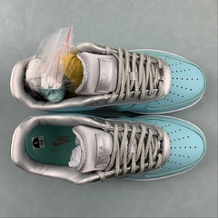Imagem do Nike Air Force 1 Low Tiffany & Co. 1837 Silver Custom