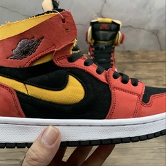 Jordan 1 High Zoom Air CMFT Black Chile Red - Born Sneakers