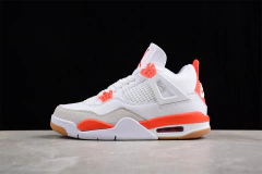 Jordan 4 Retro SB White/Orange Custom