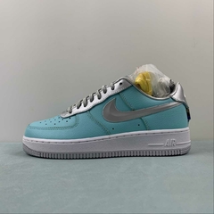 Nike Air Force 1 Low Tiffany & Co. 1837 Silver Custom