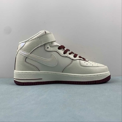 Nike Air Force 1 07 Mid Off White Dark Red - comprar online