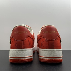 Louis Vuitton Nike Air Force 1 Low By Virgil Abloh White Red - Born Sneakers