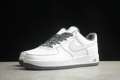 Nike Air Force 1'07 Low White/Grey-Dark Green Custom na internet