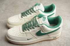 Nike Air Force 1'07 Low Off-White/Blackish Green Custom - Born Sneakers