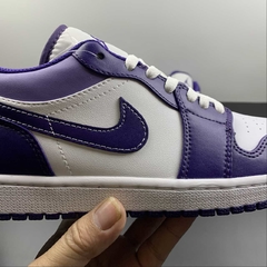 Jordan 1 Low White Purple - Born Sneakers