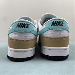 Nike Dunk Low Rice White/Brown/Malachite Green Custom - Born Sneakers