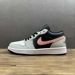 Jordan 1 Low Black Grey Pink