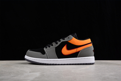 Jordan 1 Low Black Vivid Orange