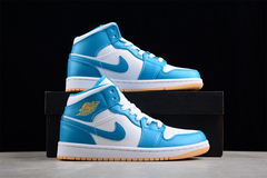 Jordan 1 Mid Aquatone - Born Sneakers