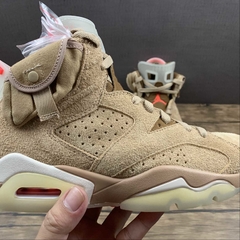Jordan 6 Retro Travis Scott British Khaki - Born Sneakers