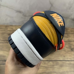 Nike Dunk Low Off-White University Gold Midnight Navy - loja online