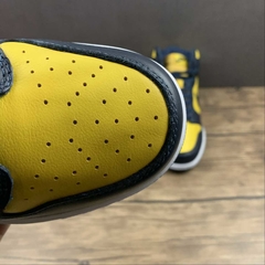 Nike Dunk High Michigan na internet