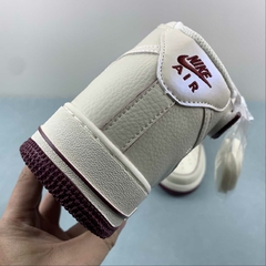 Nike Air Force 1 07 Mid Off White Dark Red - loja online