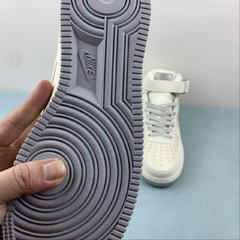 Imagem do Nike Air Force 1 Mid Rice White/Silver Grey