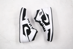 Jordan 1 Mid White Black - comprar online