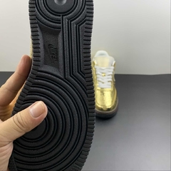 Imagem do Louis Vuitton Nike Air Force 1 Low By Virgil Abloh Metallic Gold