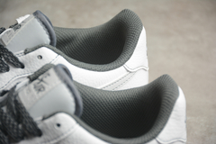 Nike Air Force 1'07 Low White/Grey-Dark Green Custom - Born Sneakers