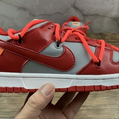 Nike Dunk Low Off-White University Red - Born Sneakers
