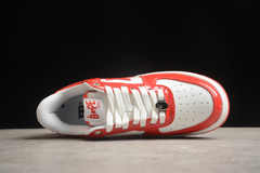 Imagem do A Bathing Ape Bape Sta Patent Leather White Red