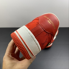Louis Vuitton Nike Air Force 1 Low By Virgil Abloh White Red - loja online